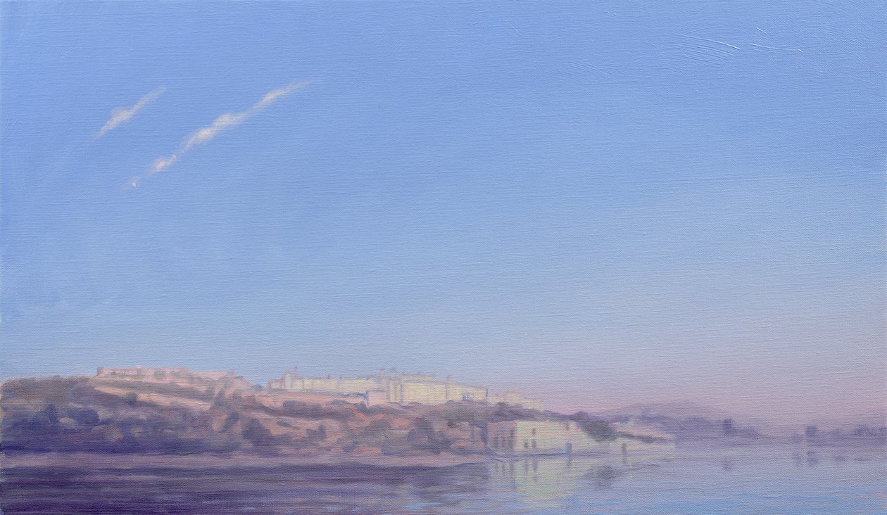 Dawn at Jaipur by Derek Hare
