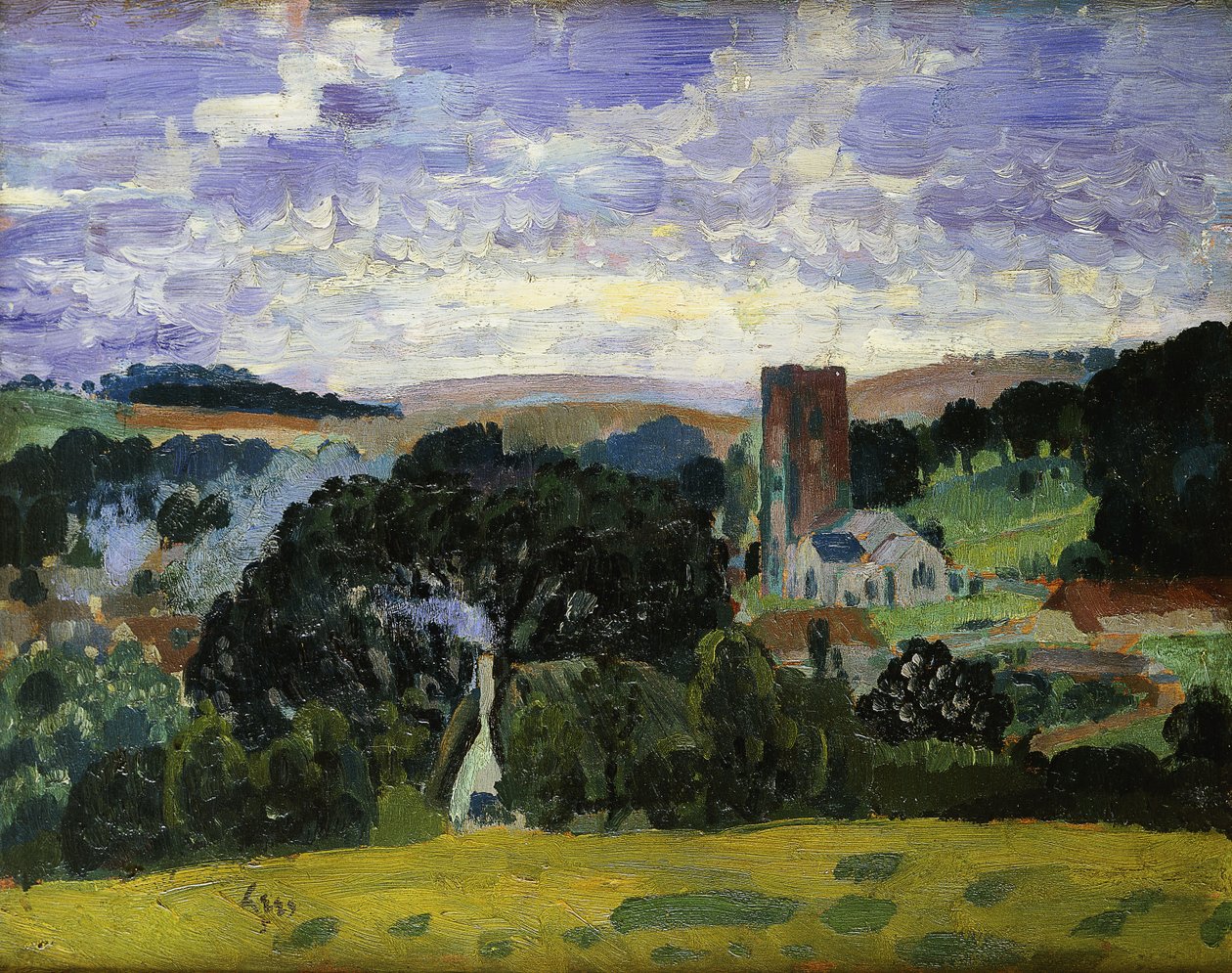 Aldbourne, Wiltshire by Derwent Lees