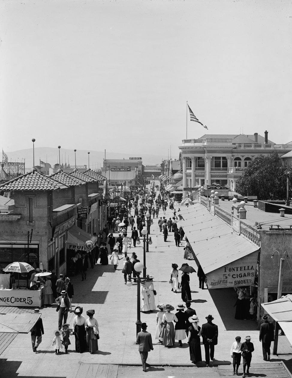 A Midway, Long Beach, California by Detroit Publishing Co.