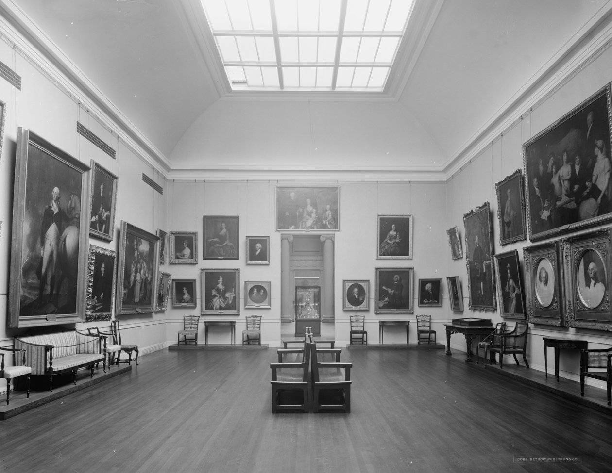 Early American Room, Museum of Fine Arts, Boston, Massachusetts by Detroit Publishing Co.