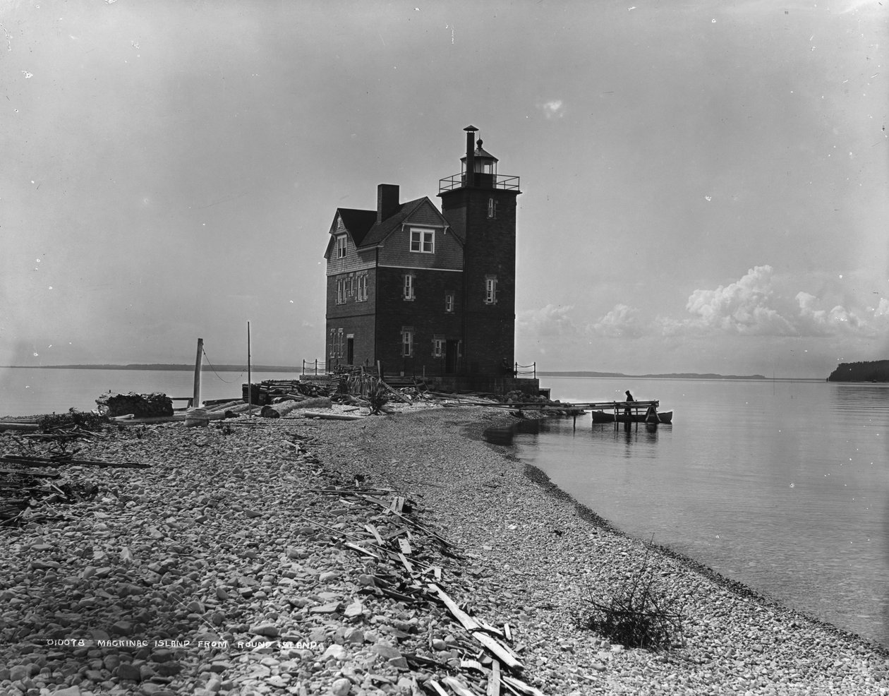 Mackinac Island from Round Island, c.1899 by Detroit Publishing Co.