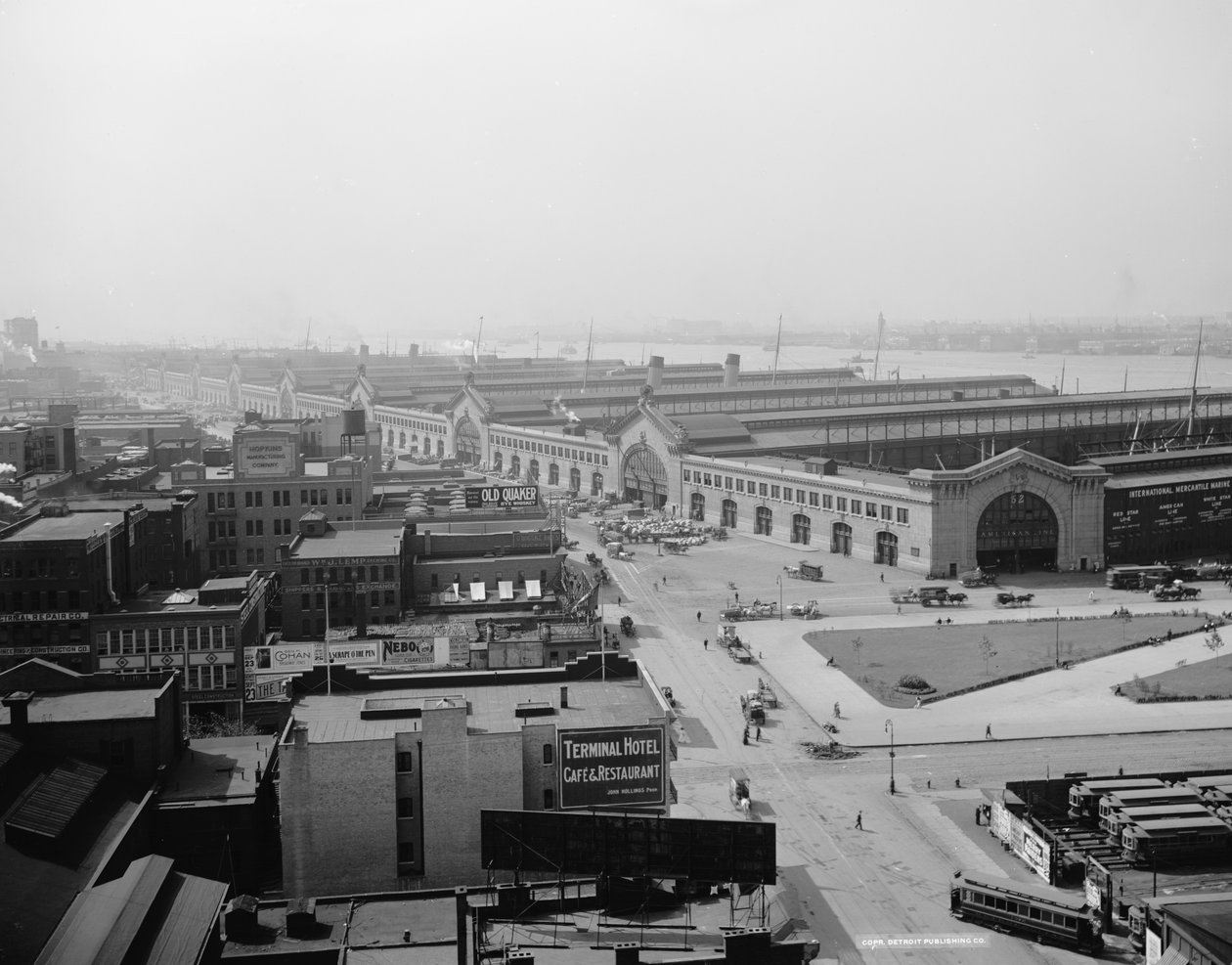 New Chelsea Piers, New York, c.1900-20 by Detroit Publishing Co.