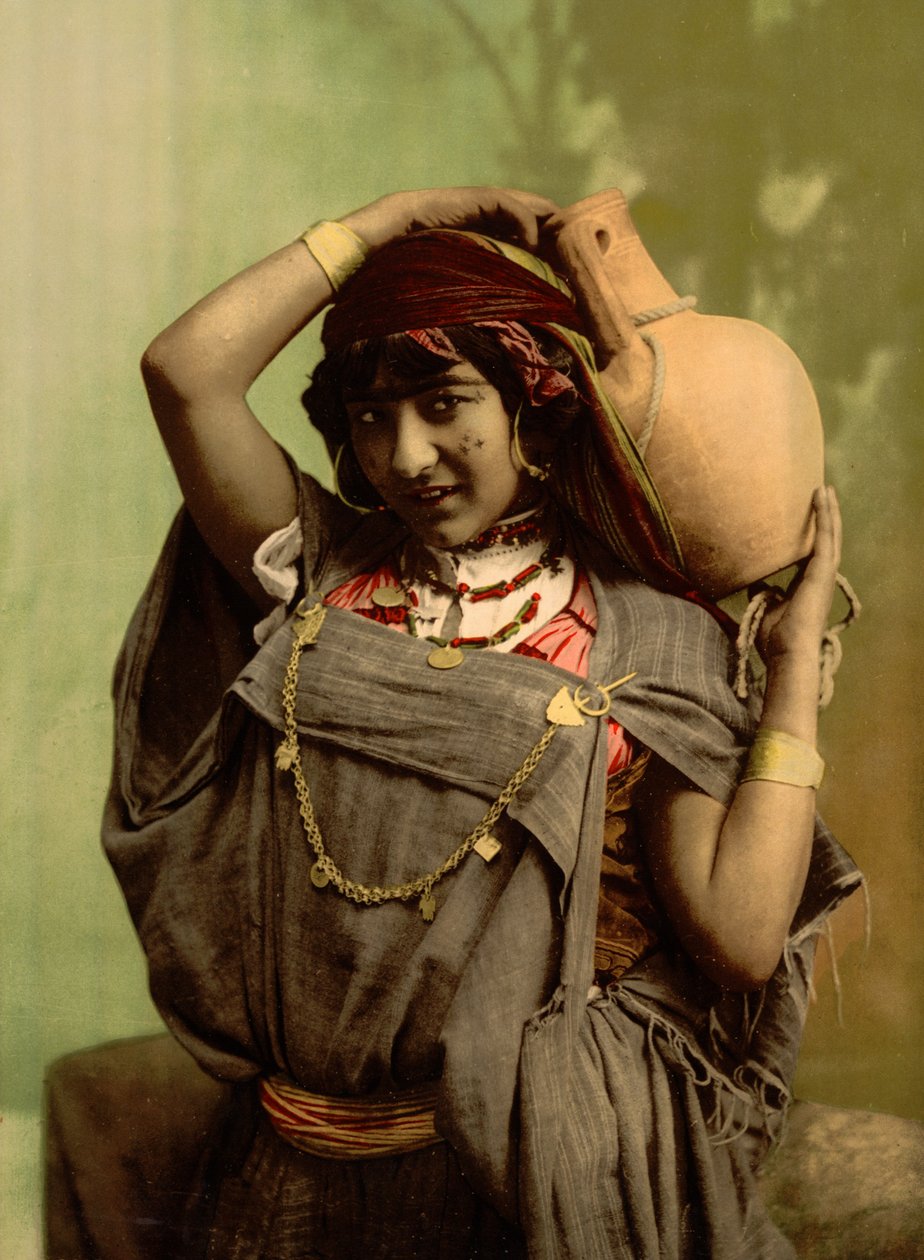 A Bedouin Woman, Tunis, Tunisia by Detroit Photographic Co.