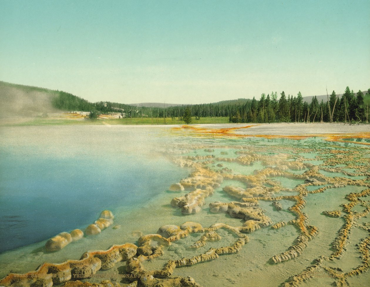 Sapphire Pool, Yellowstone National Park by Detroit Photographic Co.