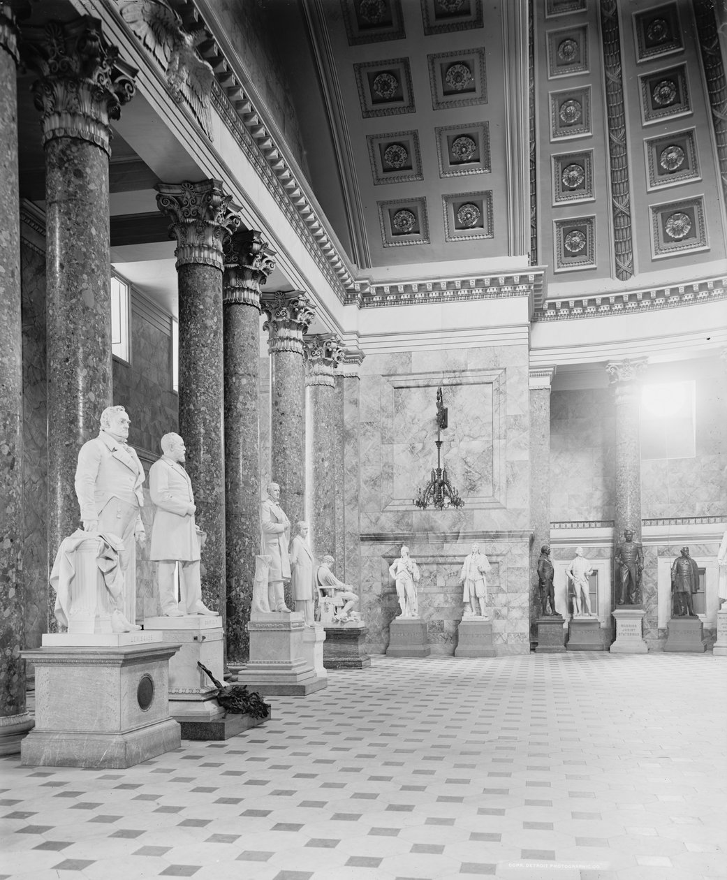A Corner in Statuary Hall, the Capitol at Washington, D.C., c.1904 by Detroit Publishing Co.