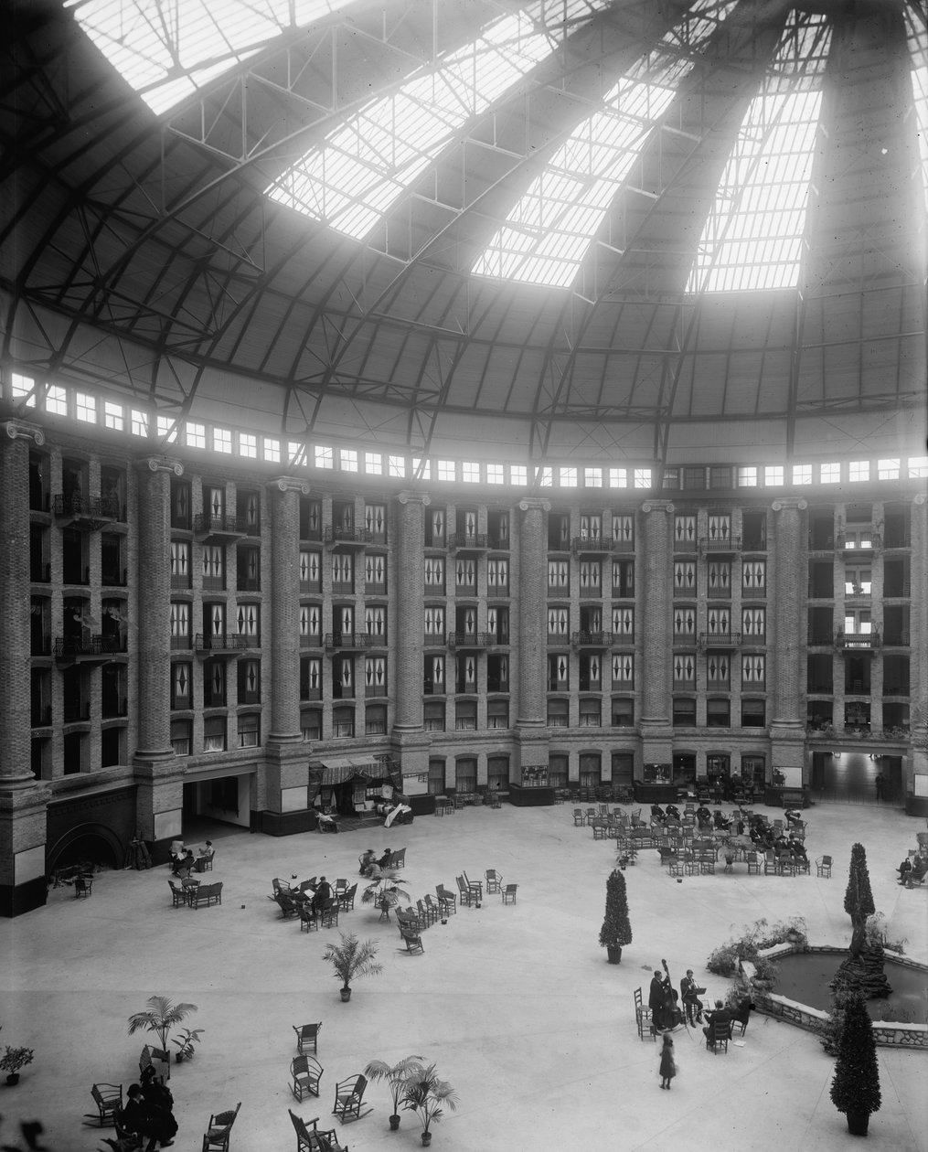 Atrium of New West Baden Springs Hotel, West Baden Springs, Indiana by Detroit Publishing Co.