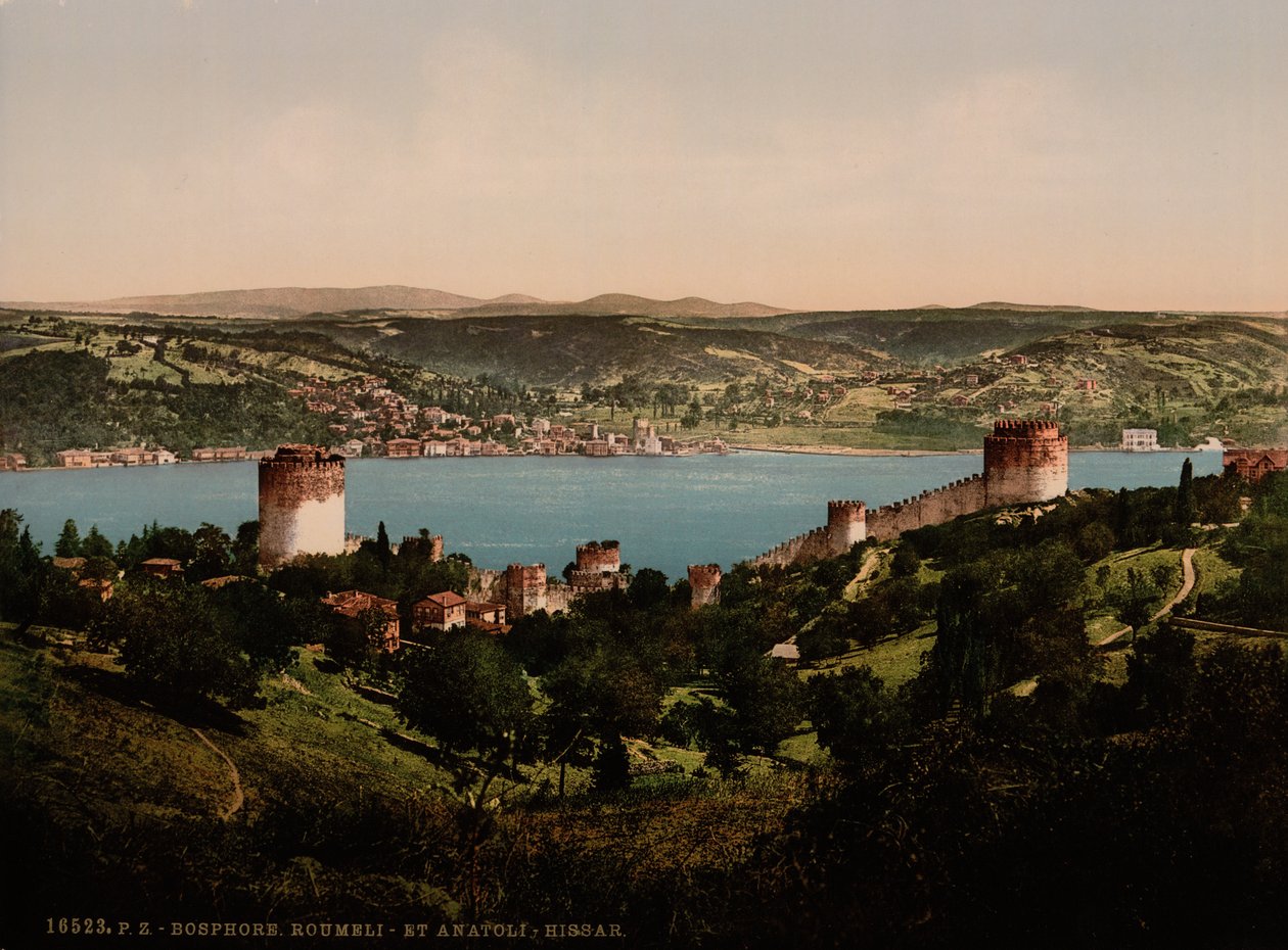 Bosphorus, Rumeli and Anadali-Hissar, c.1890-1900 by Detroit Publishing Co.