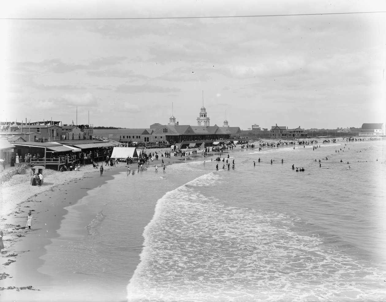 Narragansett Beach and Pier, Rhode Island, c.1899 by Detroit Publishing Co.