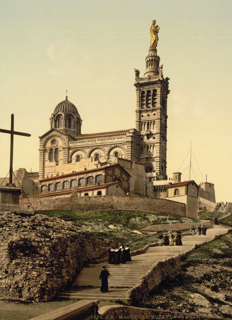 Notre Dame de la Garde, Marseilles, France, c.1890-1900 by Detroit Publishing Co.