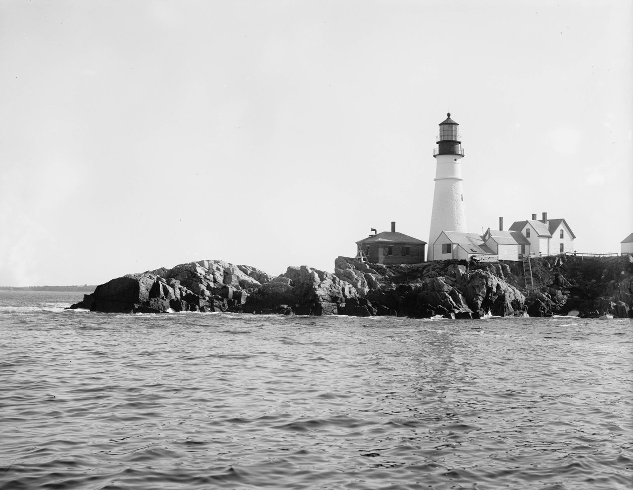 Portland Head Light, Portland, Maine, c.1900-10 by Detroit Publishing Co.