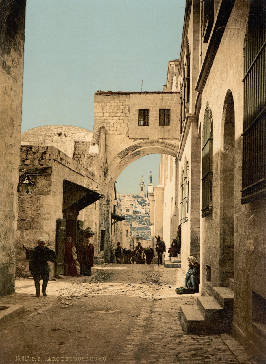 The Arch of Ecce Homo, Jerusalem, Holy Land, c.1890-1900 by Detroit Publishing Co.
