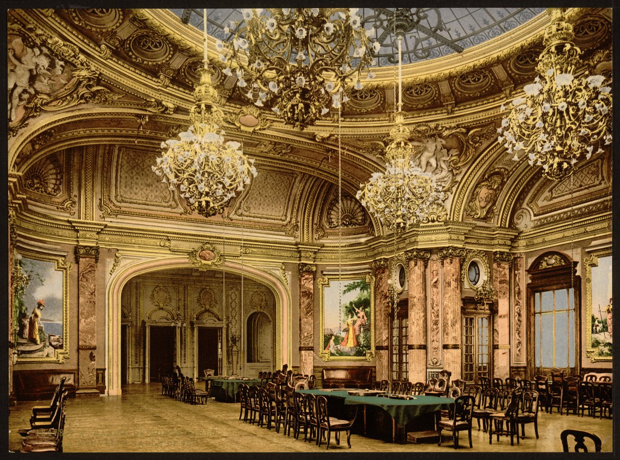 The New Gambling Room, Monte Carlo, Riviera, Monaco by Detroit Publishing Co.