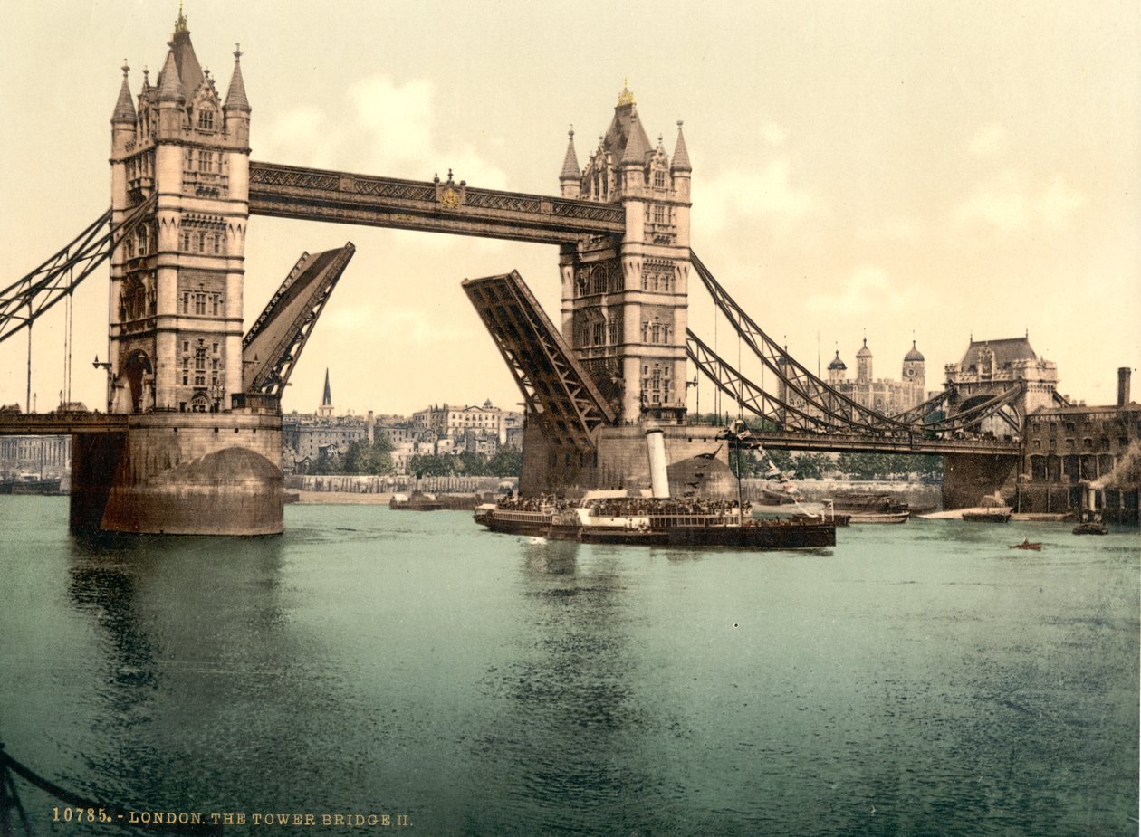 Tower Bridge, London by Detroit Publishing Co.