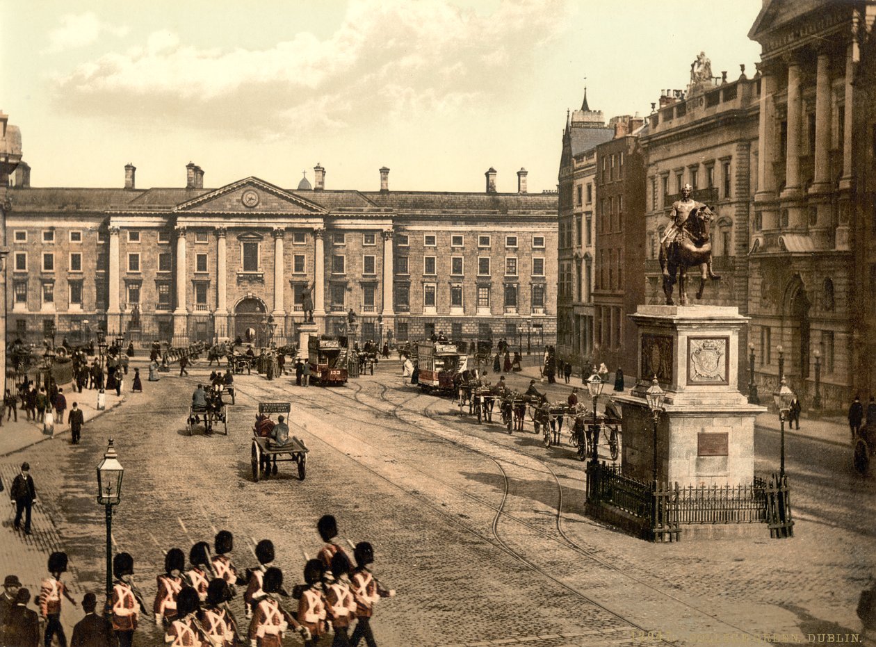 College Green, Dublin, c.1890-1900 by Detroit Publishing Co.