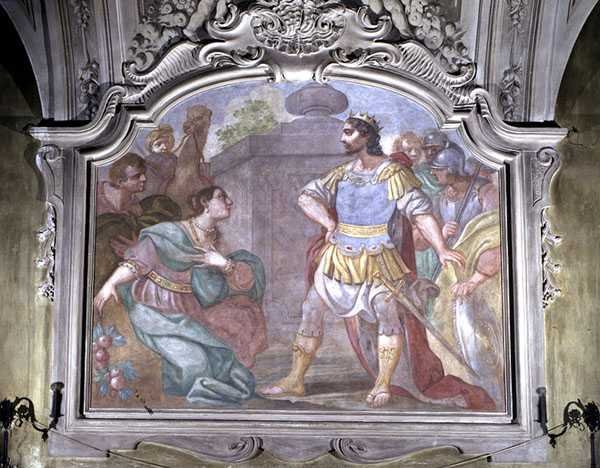 Esther Intercedes with King Ahasuerus by Diacinto Fabbroni
