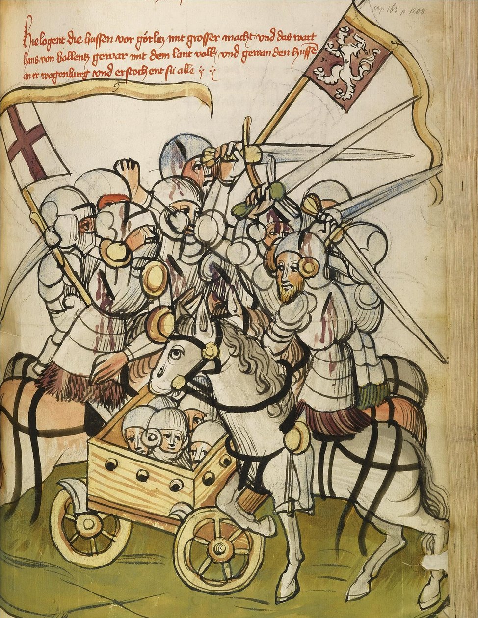 Hussite War From: The Life and Times of the Emperor Sigismund by Eberhard Windeck by Diebold, Lauber