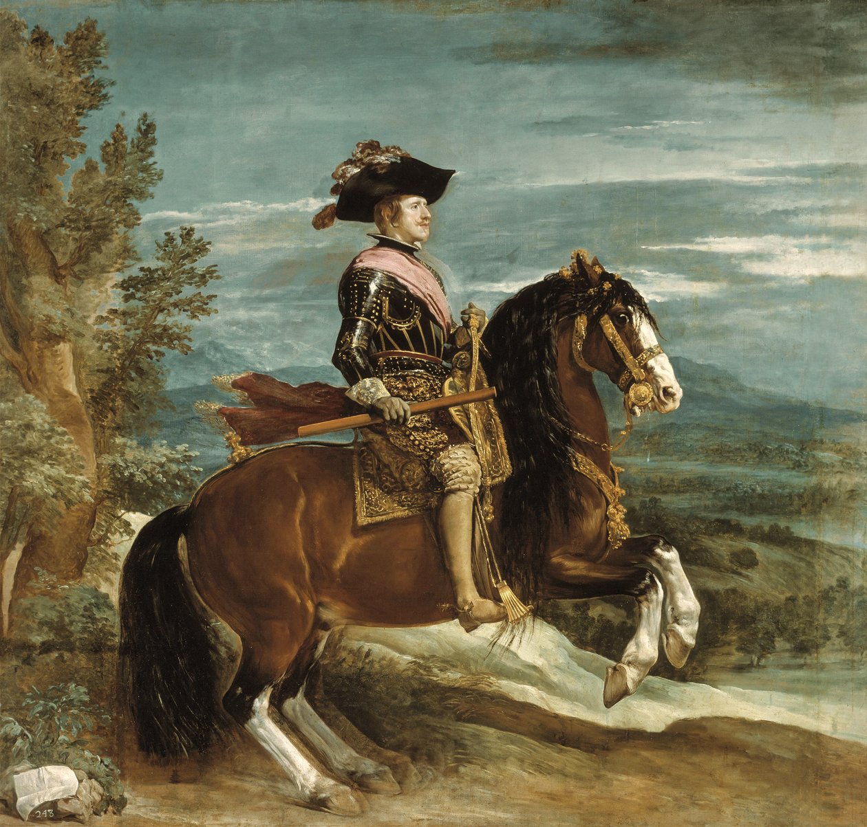 Equestrian Portrait of Philip IV by Diego Velázquez