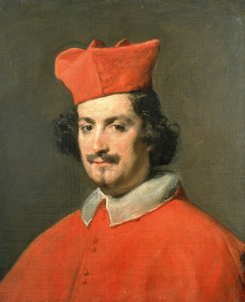 Portrait of Cardinal Camillo Astali Pamphili, 1650 by Diego Velázquez