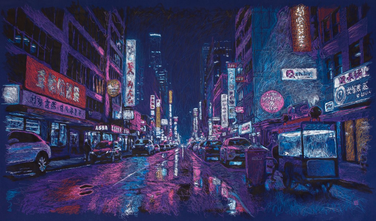 Stimuli on an Avenue in HK, 2025 by Diego Beyro