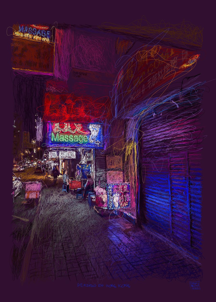 Lost in Hong Kong, 2022 by Diego Beyro