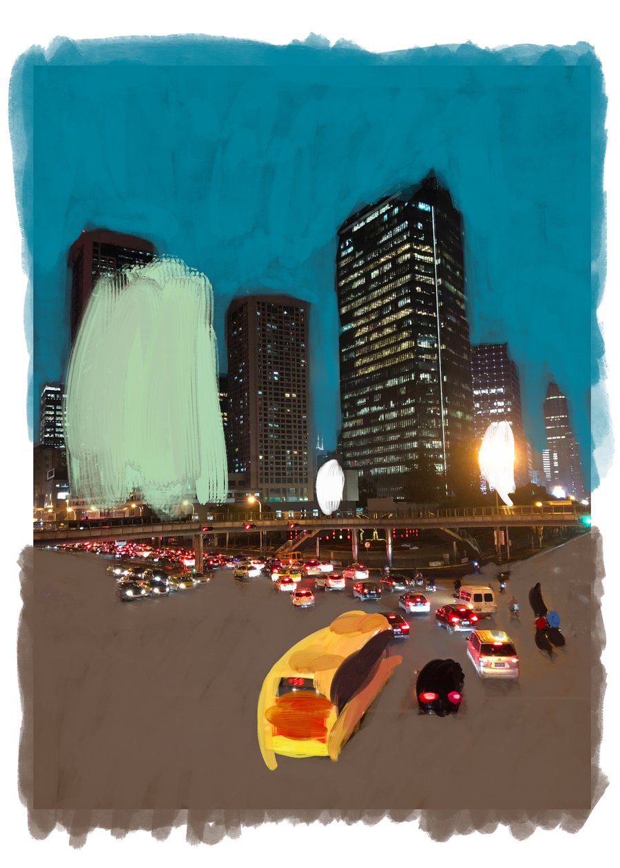 A Crossing in Shanghai, 2022 by Diego Beyro