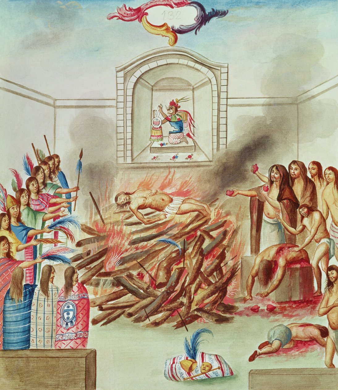 A Human Sacrifice, from 