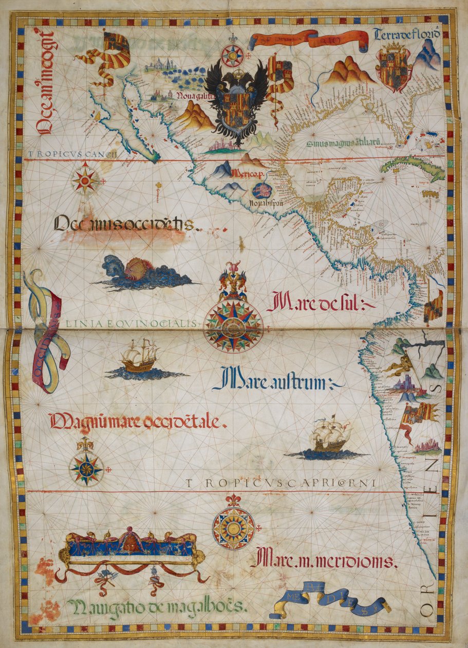 Map, illustration from the 