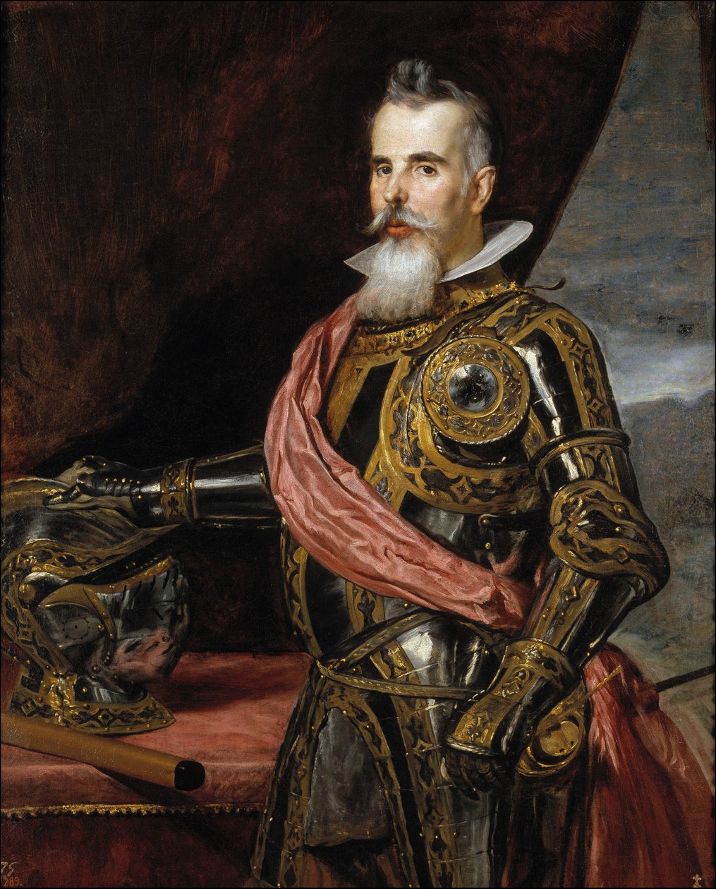 Juan Francisco de Pimentel, Count of Benavente by Diego Rodriguez de Silva y (attr. to) Velazquez