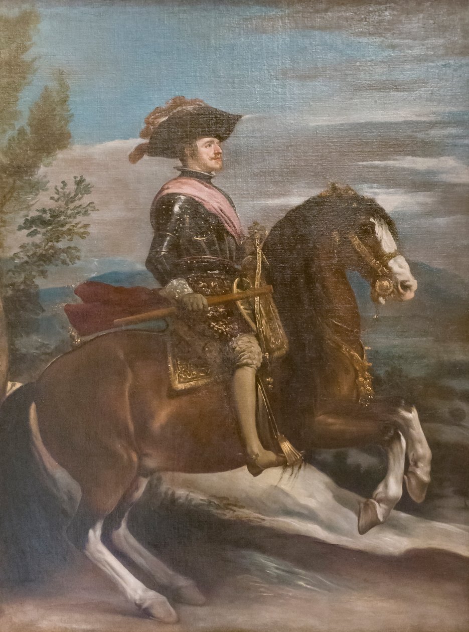 Equestrian Portrait of Philip IV by Diego Velázquez