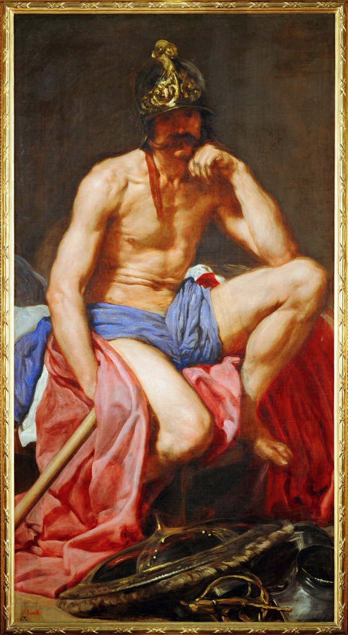 God Mars by Diego Rodriguez de Silva y Velazquez