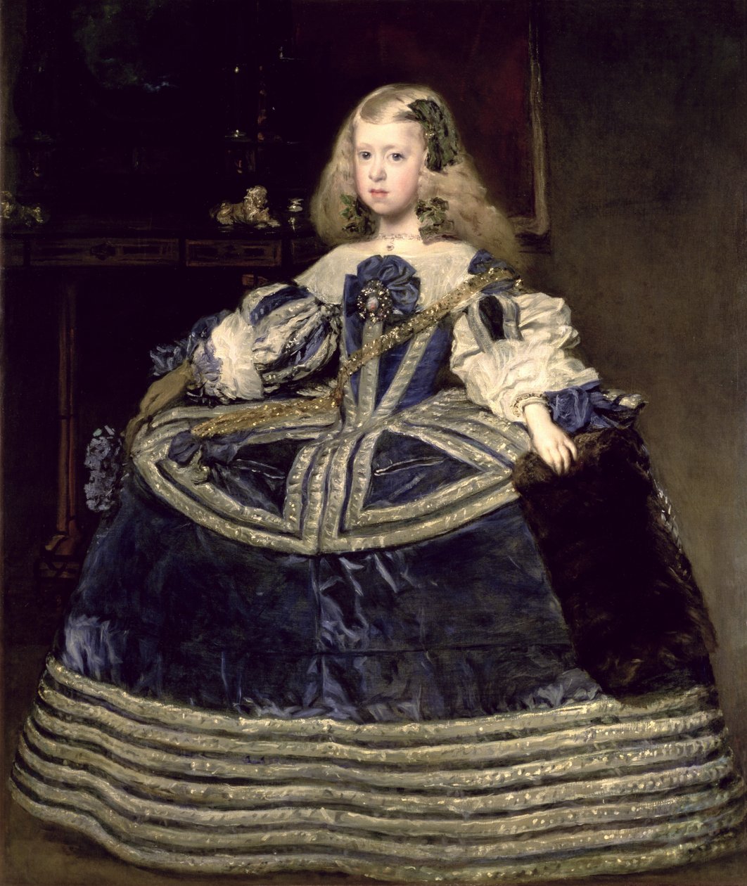 Infanta Margarita Teresa in a Blue Dress by Diego Velázquez