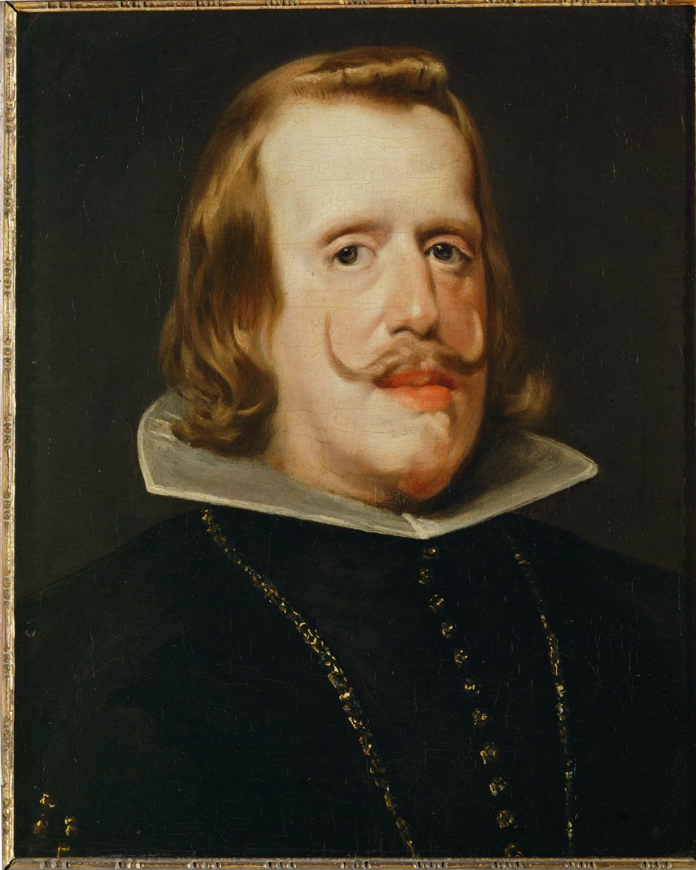 Philip IV, King of Spain, son of King Philip III and Archduchess Maria Anna, daughter of Emperor Ferdinand III by Diego Rodriguez de Silva y Velazquez
