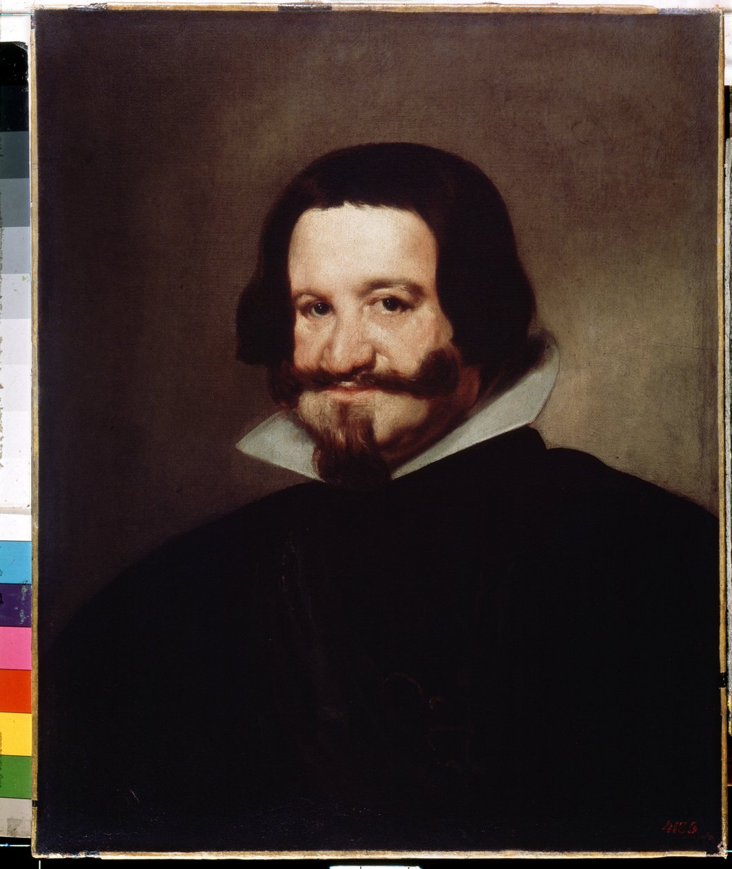 Portrait of the Count Duke of Olivares. Gaspar de Guzman y Pimentel, Count of Olivares and Duke of Sanlucar la Mayor, Spanish royal minister and favorite. Painting by Diego Velazquez by Diego Velázquez