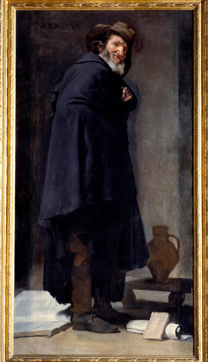Portrait of Menippe by Diego Velázquez