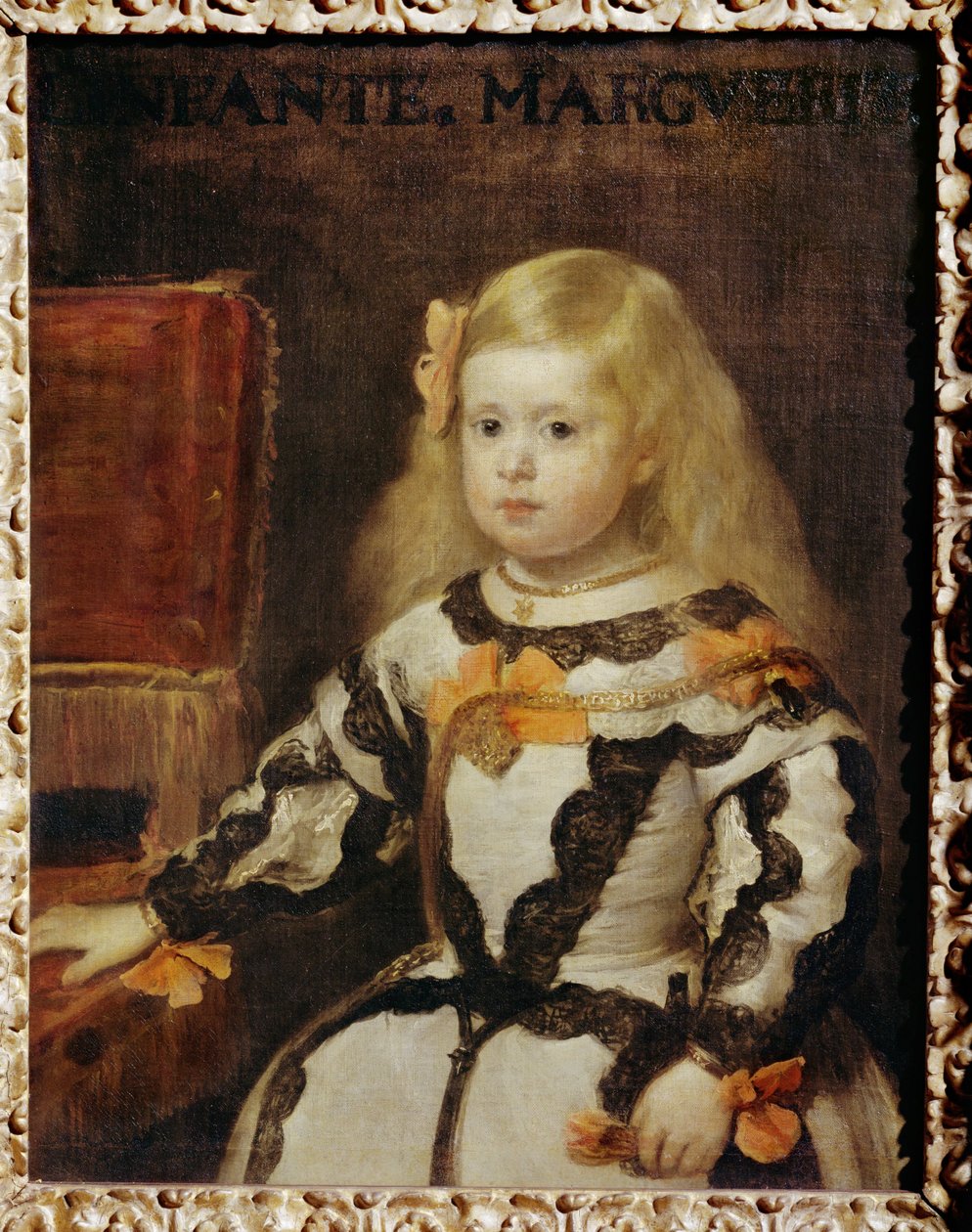 Portrait of the Infanta Margarita Teresa, daughter of Felipe IV, King of Spain by Diego Rodriguez de Silva y Velazquez