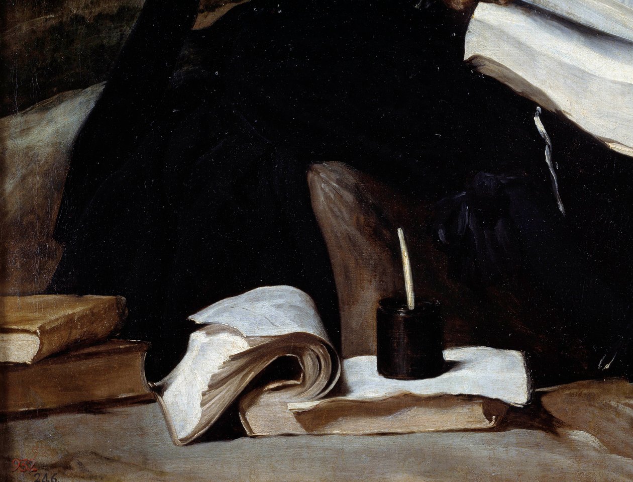 Portrait of the jester Diego de Acedo says the cousin (detail) by Diego Velázquez