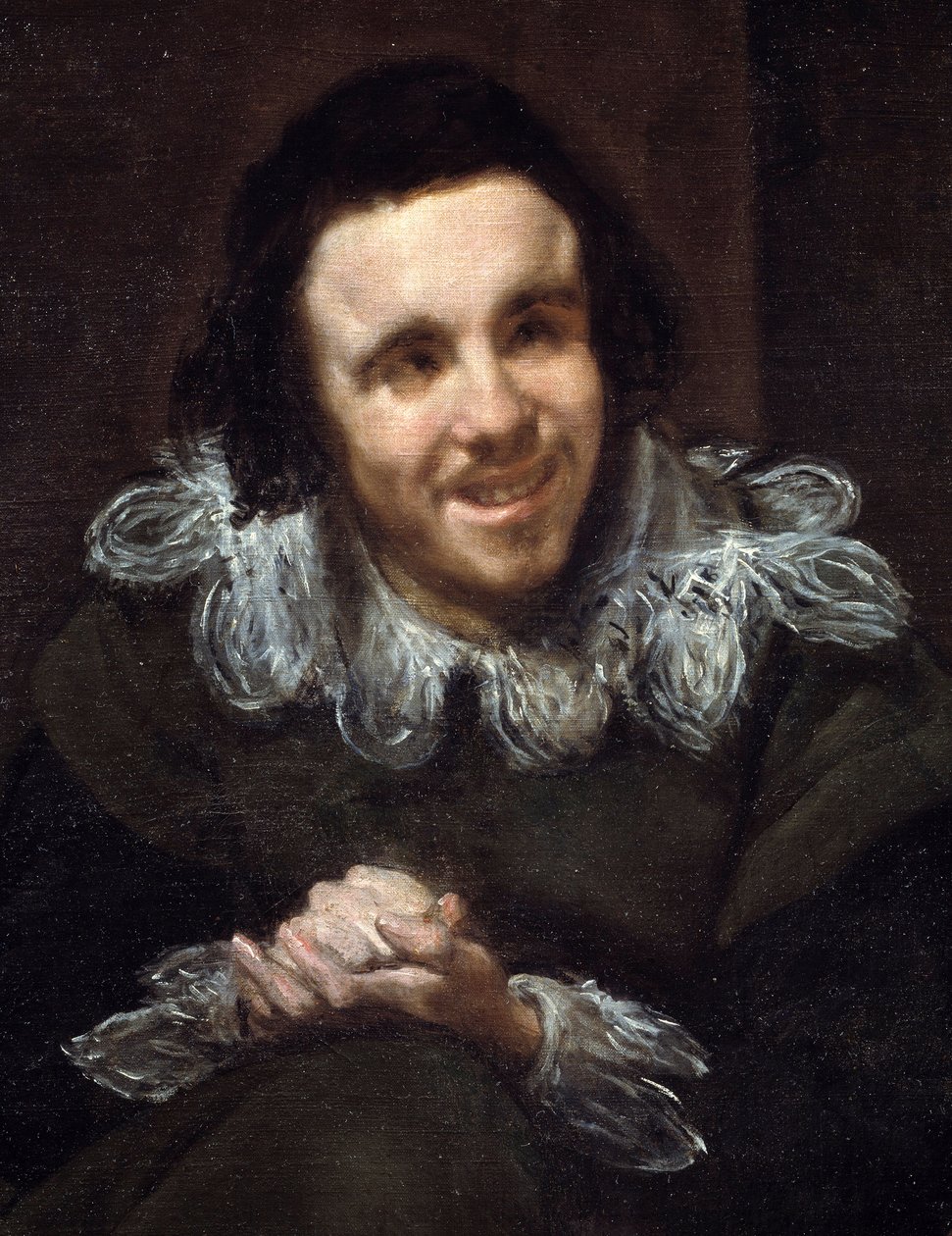Portrait of the jester Don Juan Calabacillas (detail) by Diego Velázquez