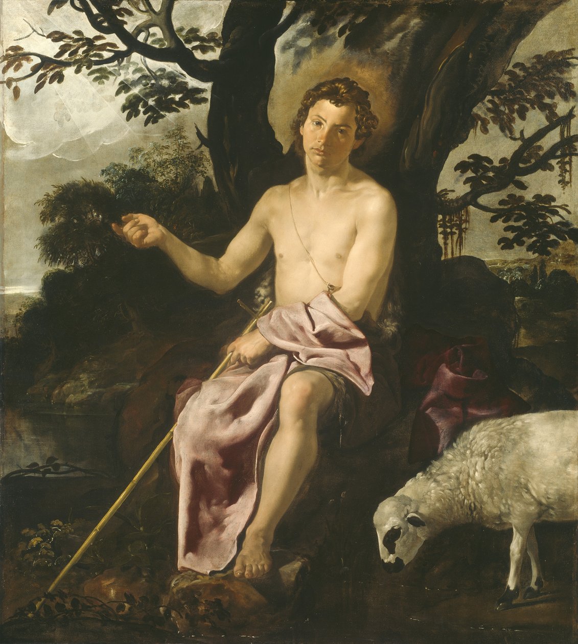 Saint John the Baptist in the Wilderness, c.1622 by Diego Velázquez