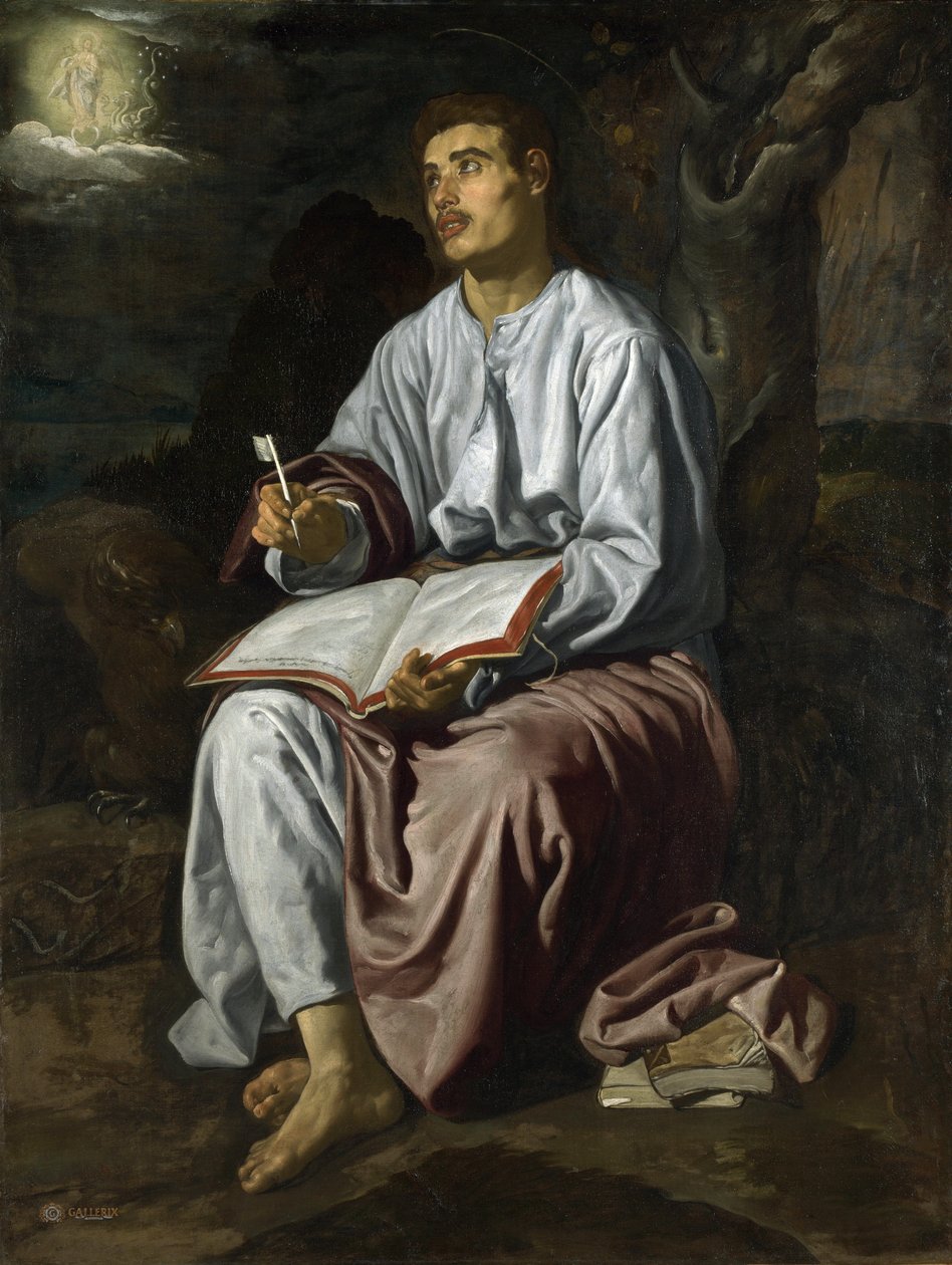 St. John the Evangelist on the Island of Patmos by Diego Velázquez