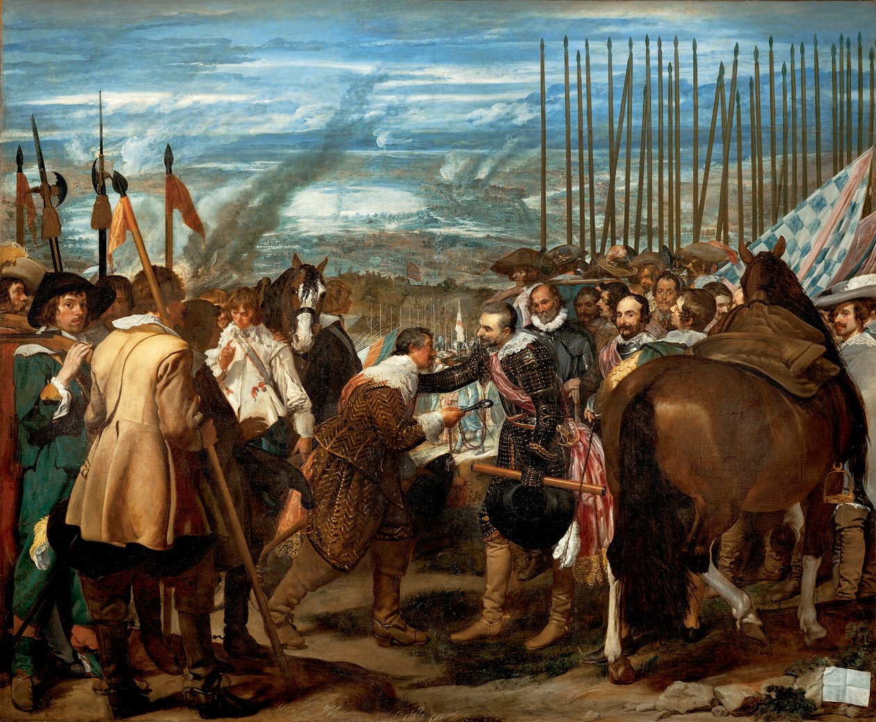 The surrender of Breda on June 5 by Diego Velázquez