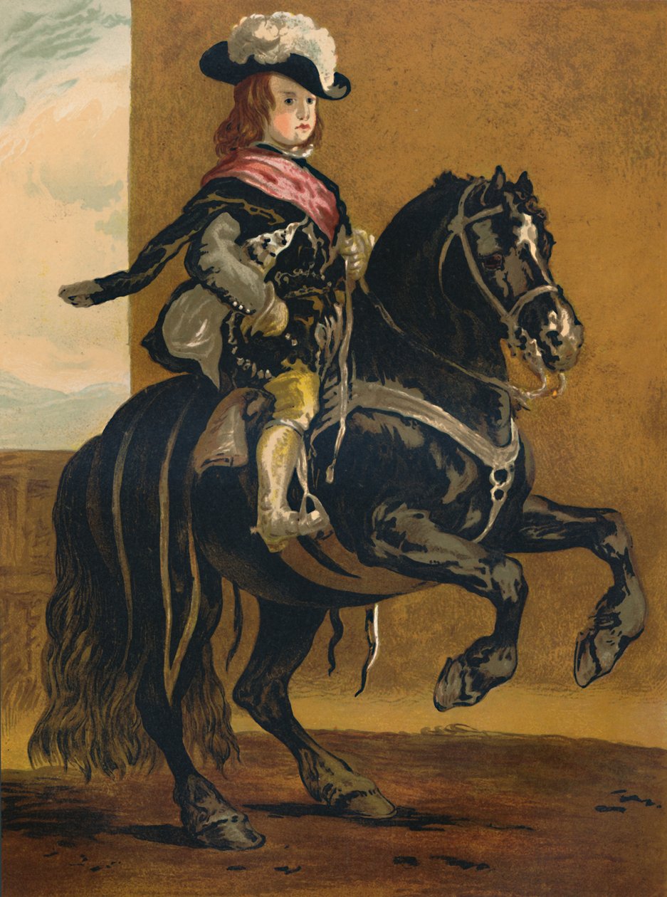 A Pupil of La Haute Ecole - Don Balthazar, Infante of Spain, c1640, c1879 by Diego Velázquez