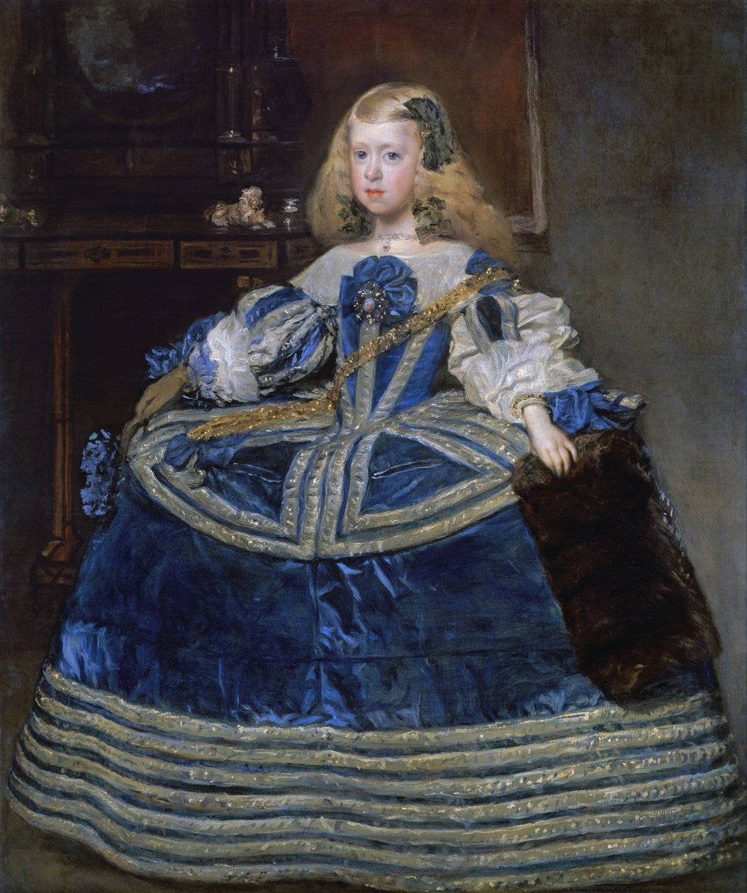 Infanta Margarita Teresa in a Blue Dress by Diego Velázquez