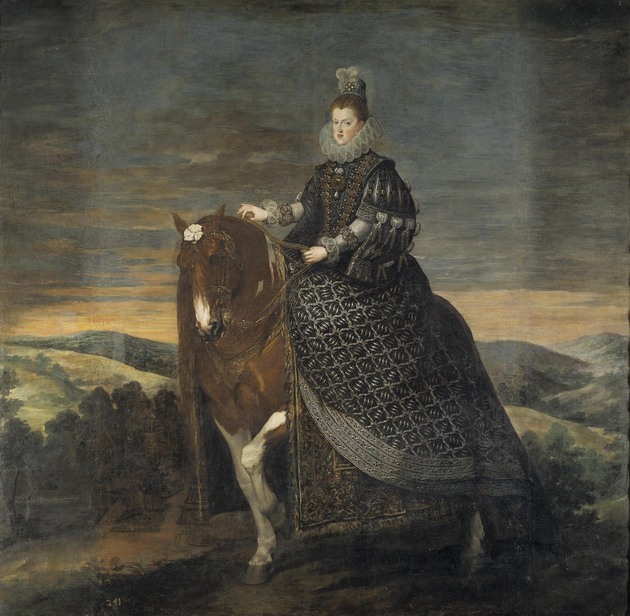 Queen Margaret of Austria on Horseback by Diego Velázquez