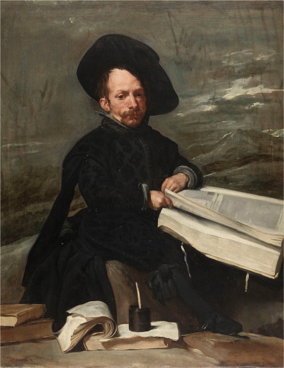 The Jester with Books by Diego Velázquez