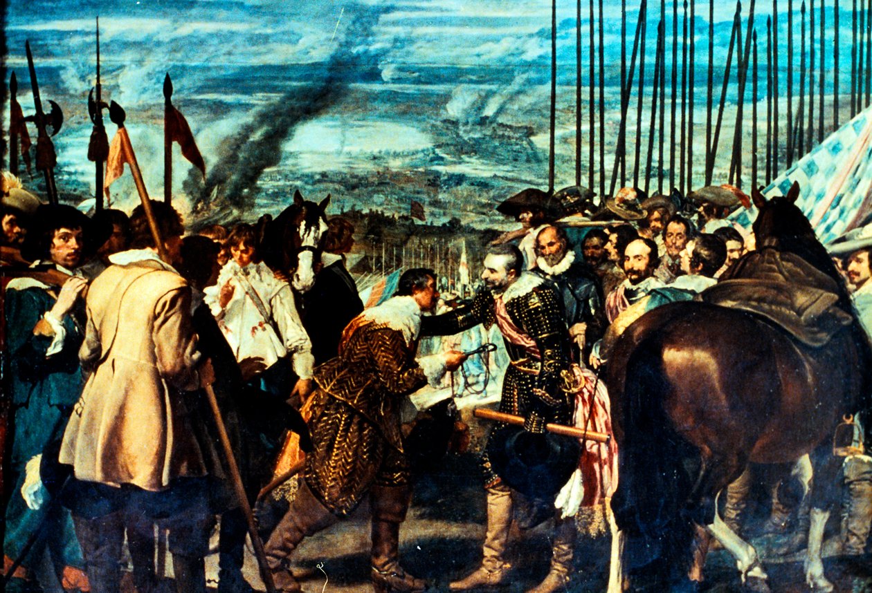 The Reduction of Breda, Thirty Years War, 1625 by Diego Velázquez