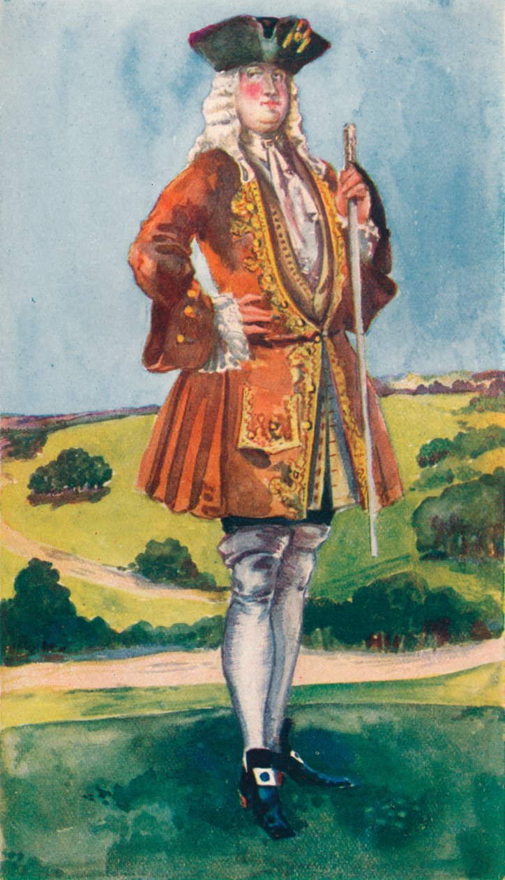 A Man of the Time of George I, 1907 by Dion Clayton Calthrop