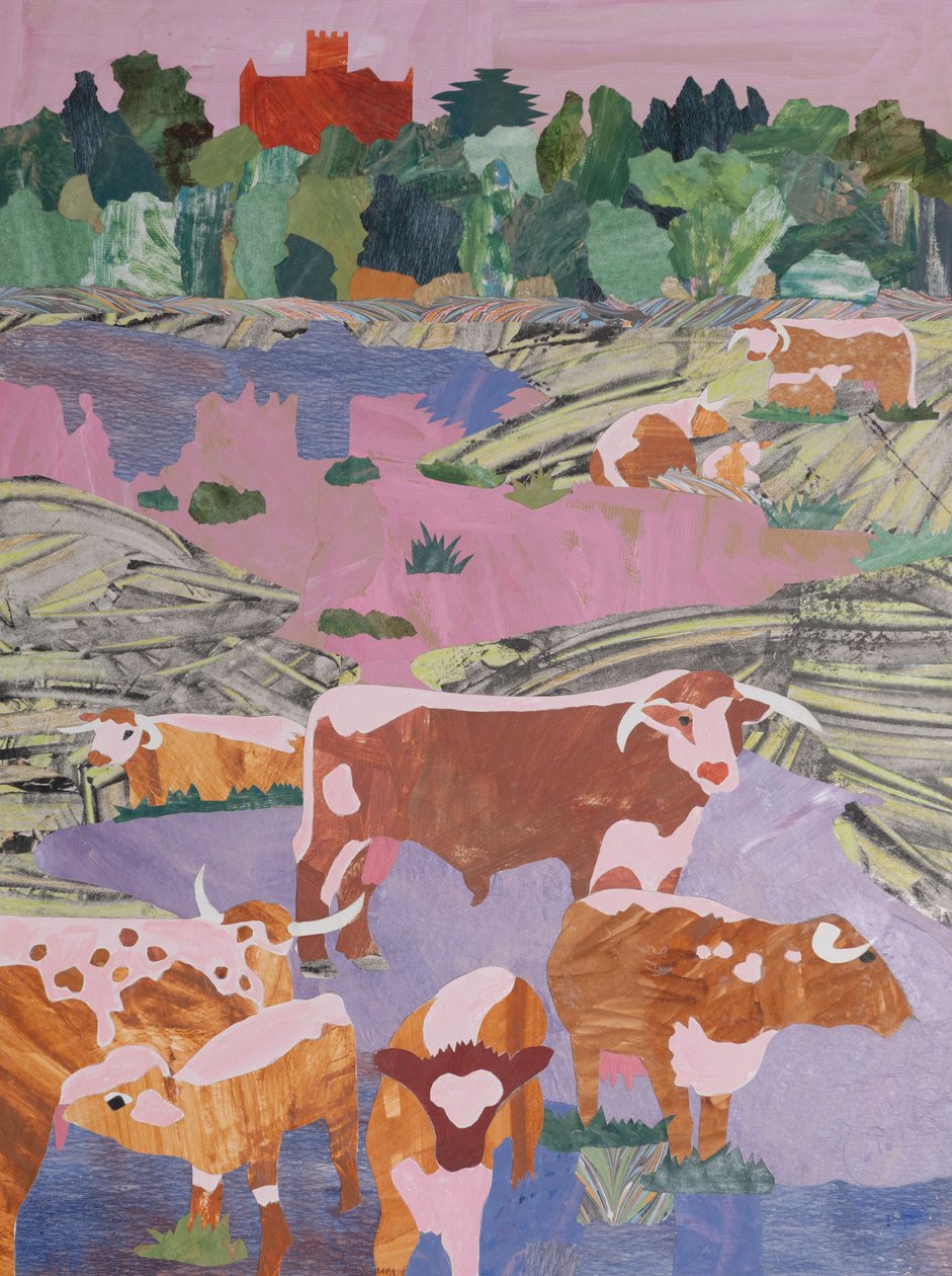 Longhorns at ease by Dione Verulam