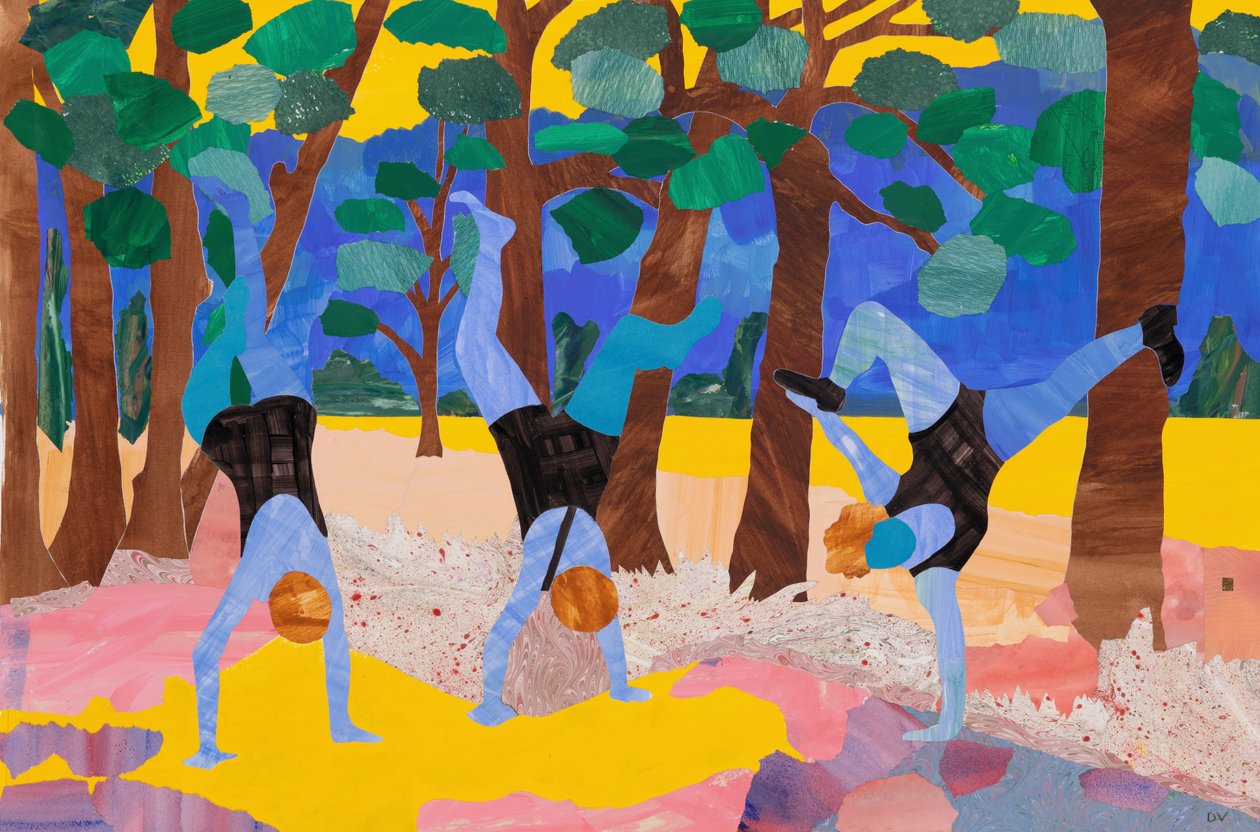 Rhinemaidens on the riverbank by Dione Verulam