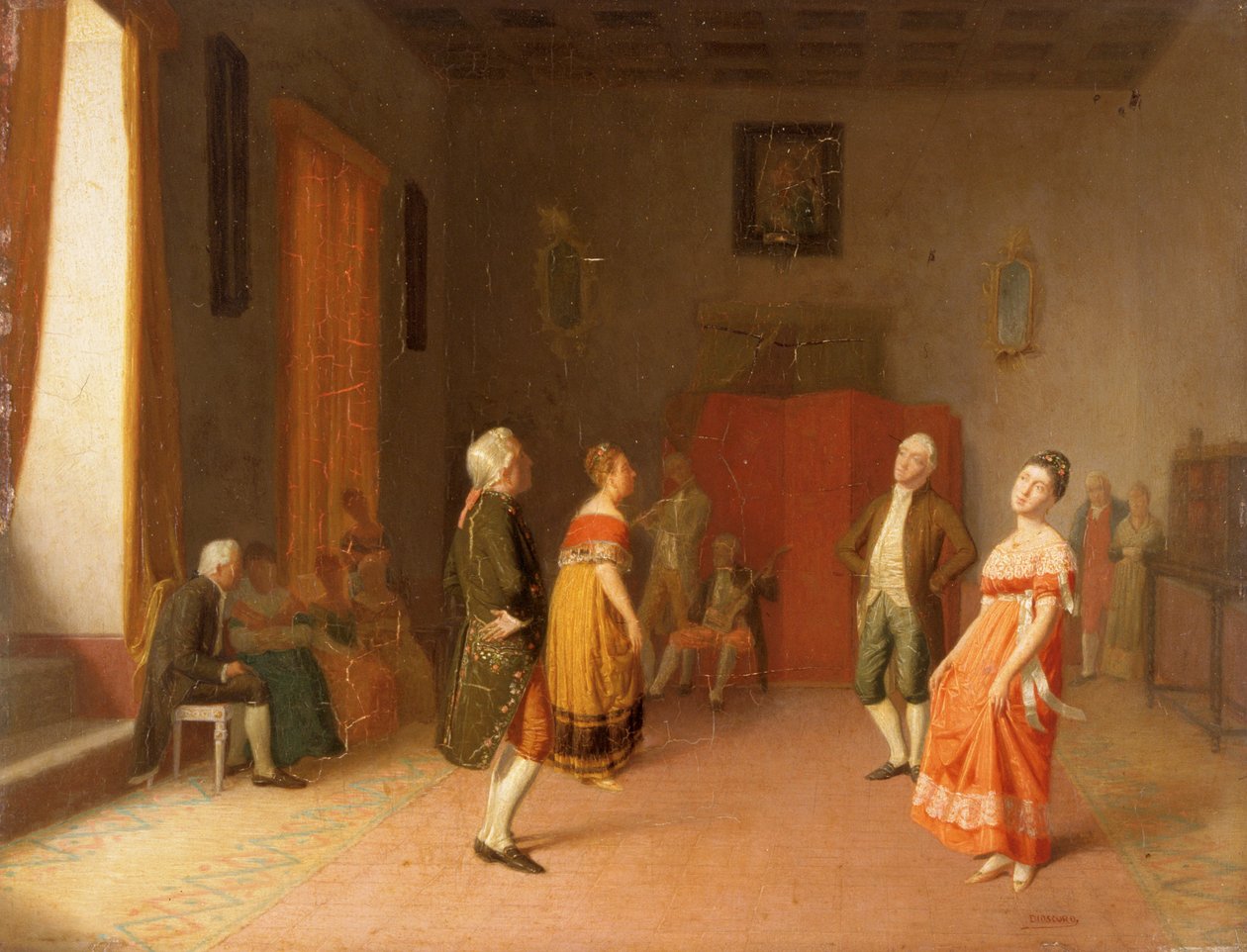 The Dance, c. 1871 by Dioscoro Teofilo de la Puebla y