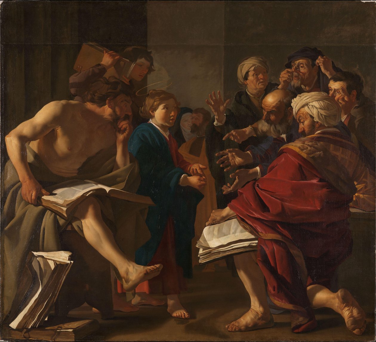 Christ among the Doctors by Dirck Baburen van